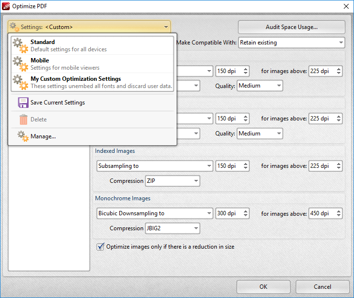 optimize.pdf.settings.dropdown.ribbon