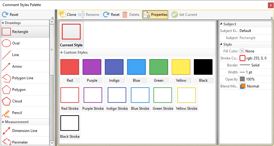new.comment.styles.palette