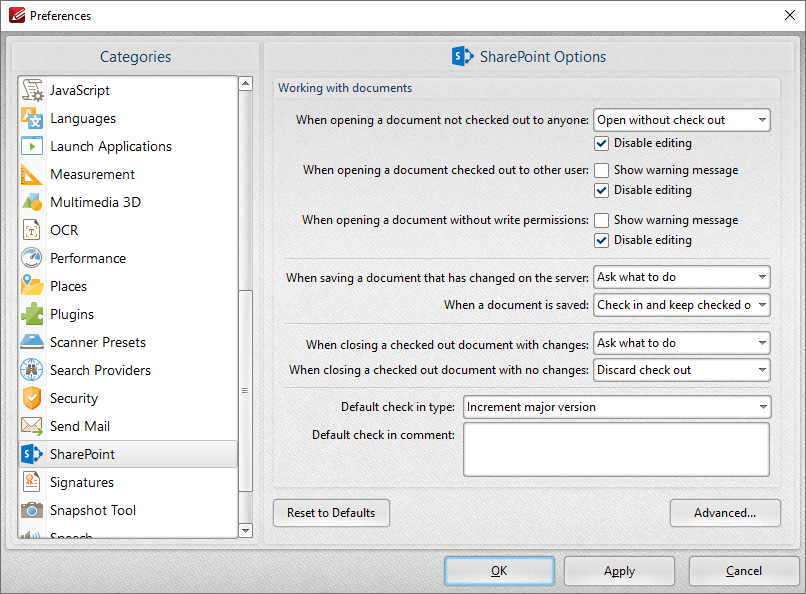 sharepoint.preferences