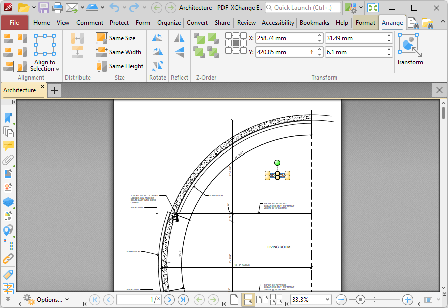 arrange.tab.ribbon