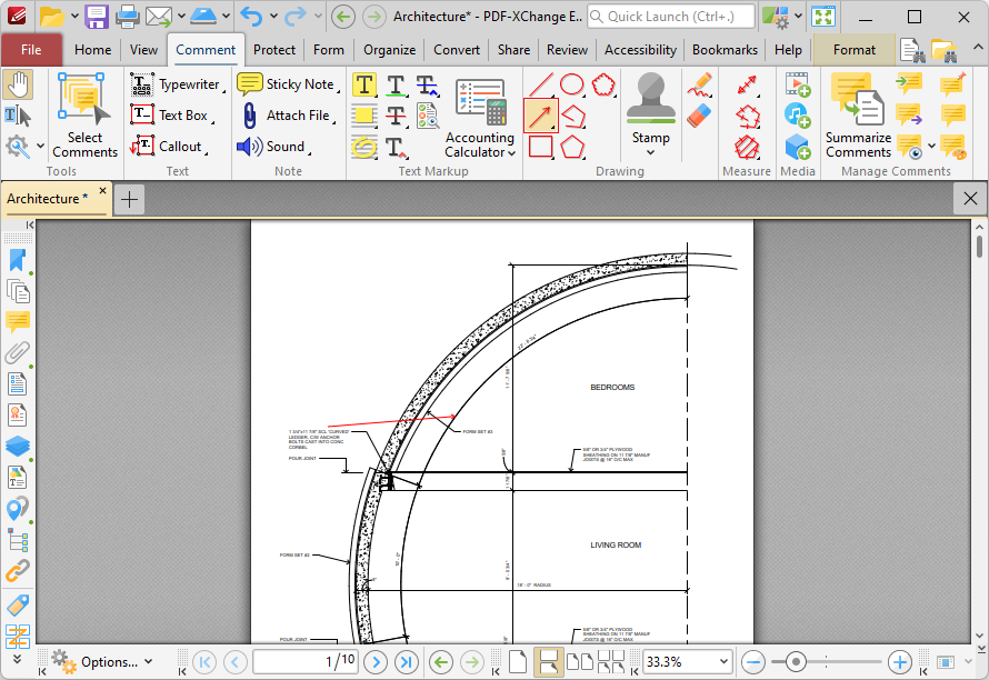 arrow.tool.location.ribbon