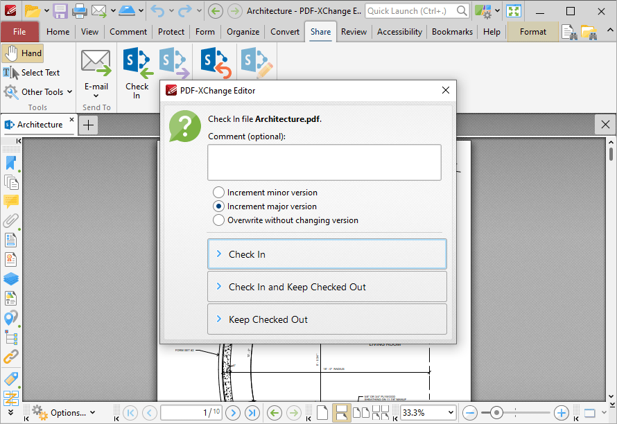 check.in.dialog.box
