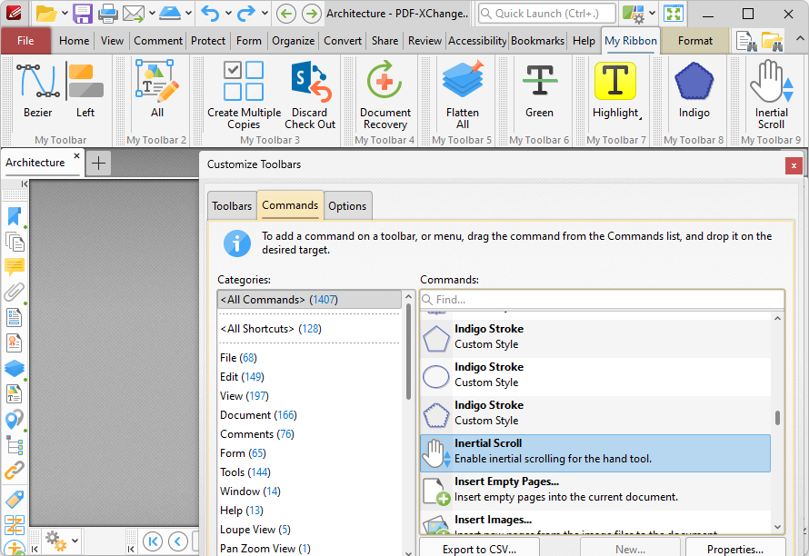 commands.added.to.ribbon