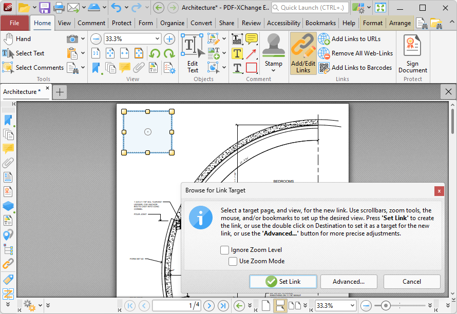 create.link.tool.ribbon