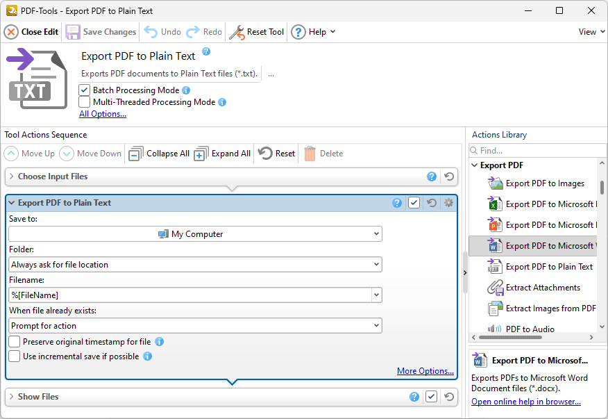 export.to.plain.text.action.options