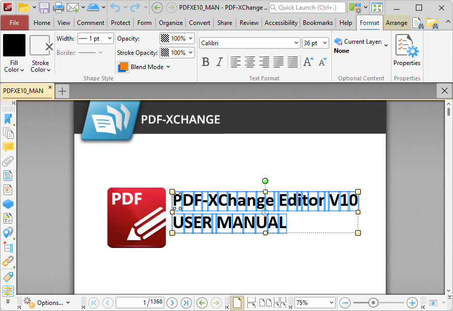 format.tab.text.ribbon