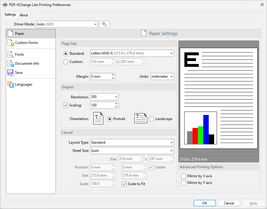 Lite.Paperoptions