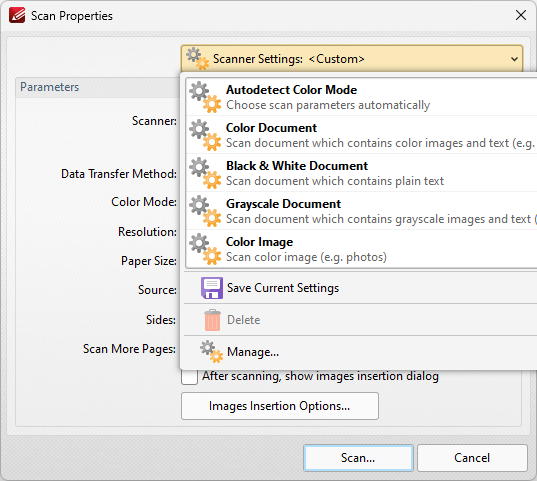 scan.properties.options.ribbon