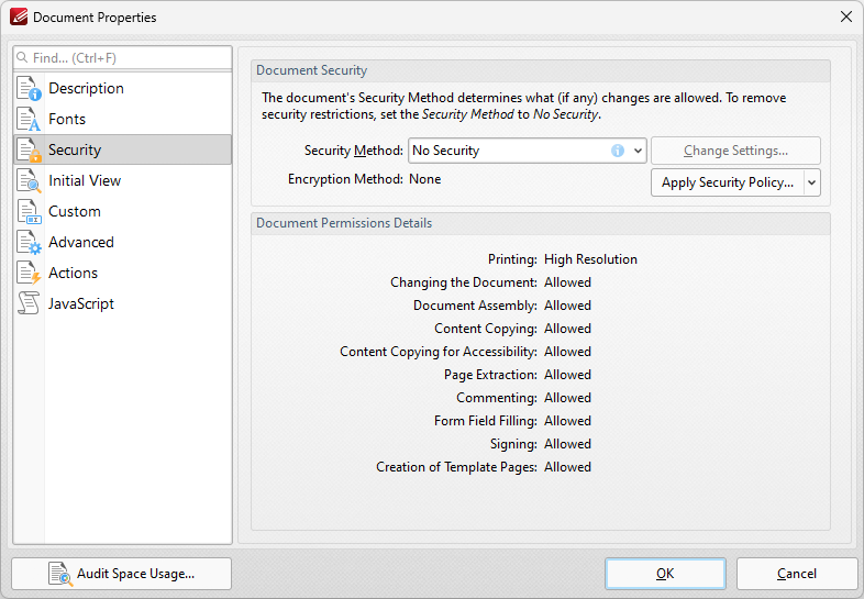 security.settings.ribbon