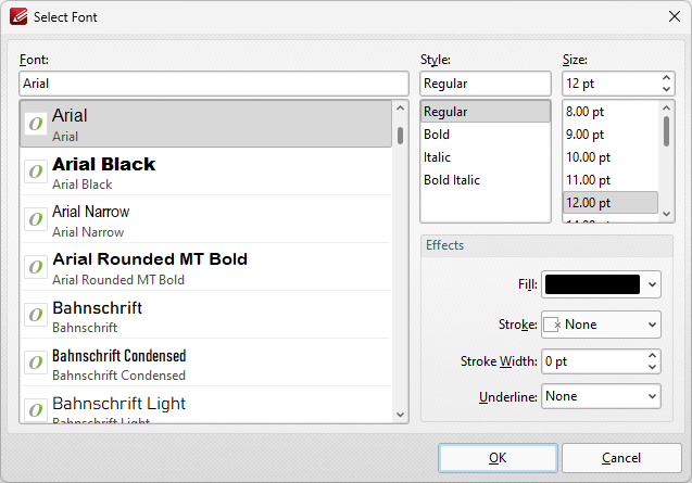 select.font.ribbon
