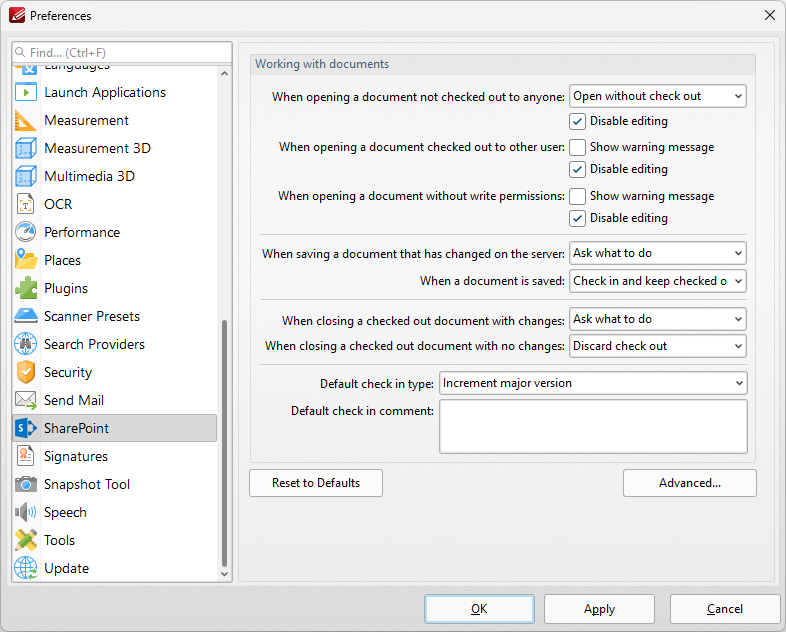 sharepoint.preferences