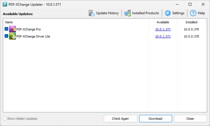 tracker.updater